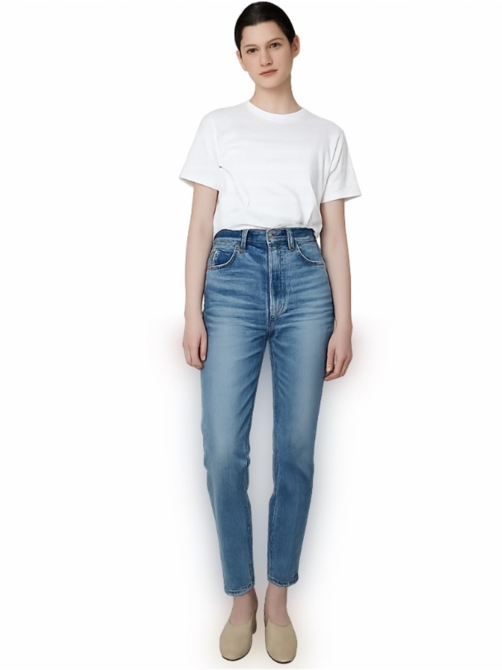 MOUSSY ISM Skinny Cropped High Rise Selvedge Jeans Made In Japan Sz 24 Like New!